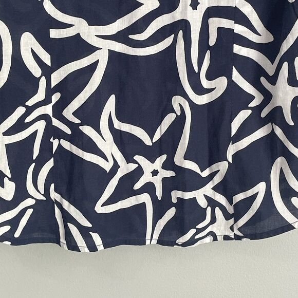 Craig Taylor Women's XL Starfish Button Up Shirt VERY Lightweight Cotton Coastal - Picture 8 of 13